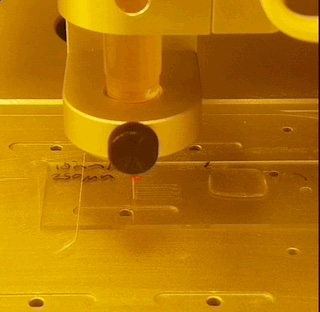 A 3D printer printing
